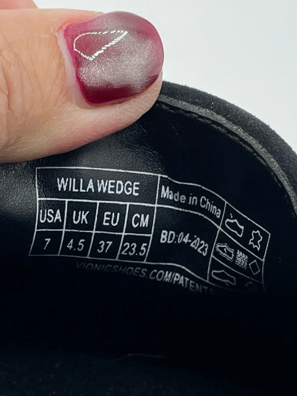 Vionic Willa Black Suede Wedge Loafers - Slip-On Comfort.